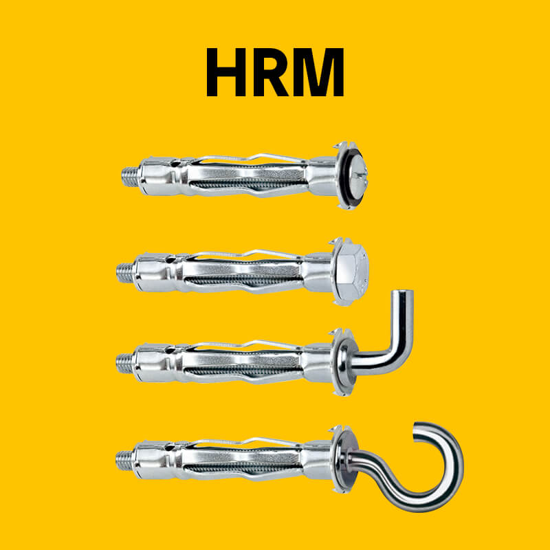 HRM in verschiedenen Ausführungen z.B. mit einem Rund- oder Winkelhaken.