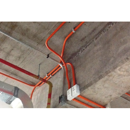 Anwendungsbild Premium Stahlnägel XHA für Gasnagler FORCE ONE: Befestigung an der Betondecke