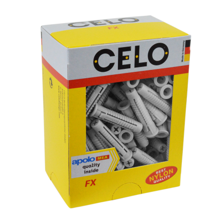 Verpackungsfoto Box 828 Dübel FX ohne Schraube Vorderseite