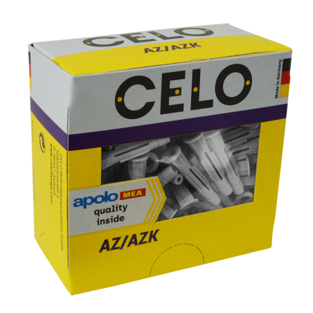 Verpackungsfoto Box 810 Allzweckdübel mit Kragen AZK Vorderseite