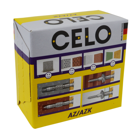 Verpackungsfoto Box 810 AllzweckdübelAZ und AZK Rückseite