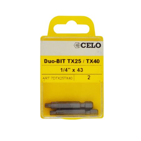 Produktbild Blister Duo-Bit TX25 und TX40