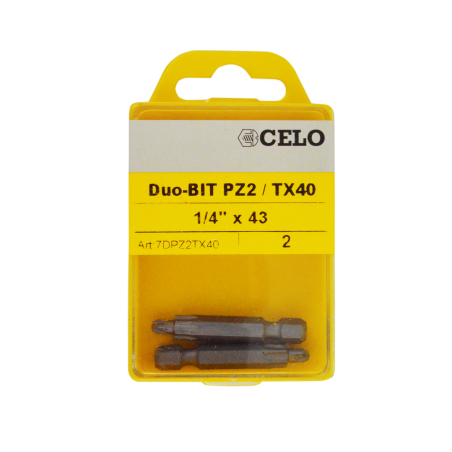Produktbild Blister Duo-Bit PZ2 und TX40 Produktbild Blister Duo-Bit PZ2 und TX40