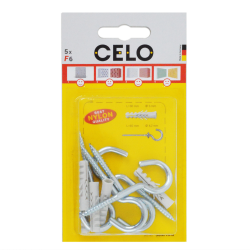 Produktbild Blister Normaldübel F 6 mit Rundhaken