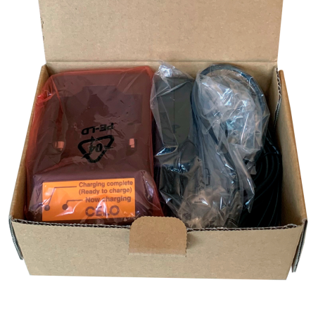 Ladegerät und Akku für Gasnagler FOX