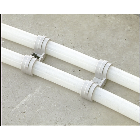 Doppelrohrschelle FPD Ø 20 mm für Gasnagler