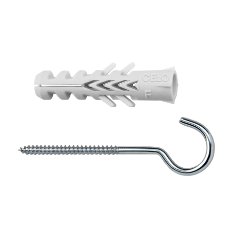 Produktbild Normaldübel F mit Rundhaken