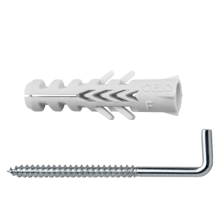 Produktbild Normaldübel F mit Winkelhaken