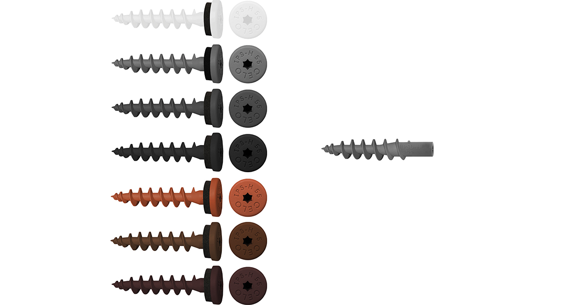 IPS-H und IPDS-H Dübel erhältlich in 7 verschiedene Farben. Für optisch schöne Leichtbefestigungen and WDVS, wärmebrückenfrei in Holzdämmungen und Permiterdämmungen..