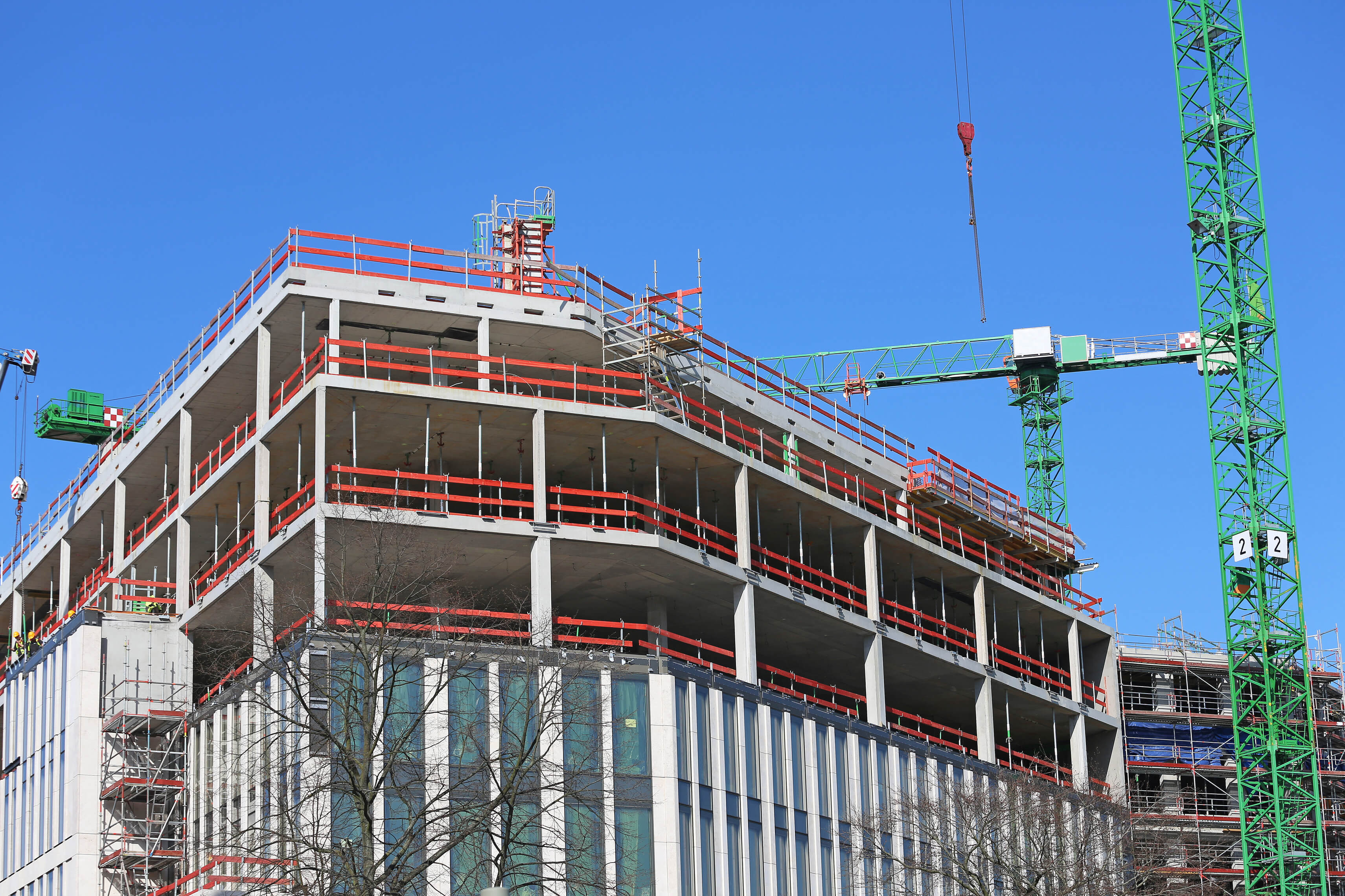 Baustelleneinrichtung wo unsere Betonschrauben verwendung finden