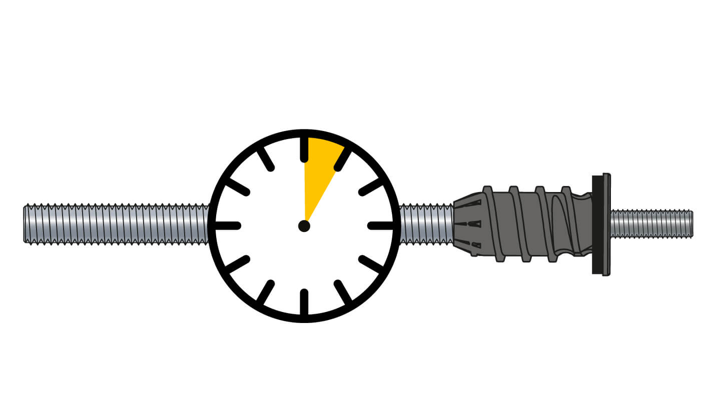 Graphic showing how you can save time installing with the ResiTHERM®16 compared to traditional methods