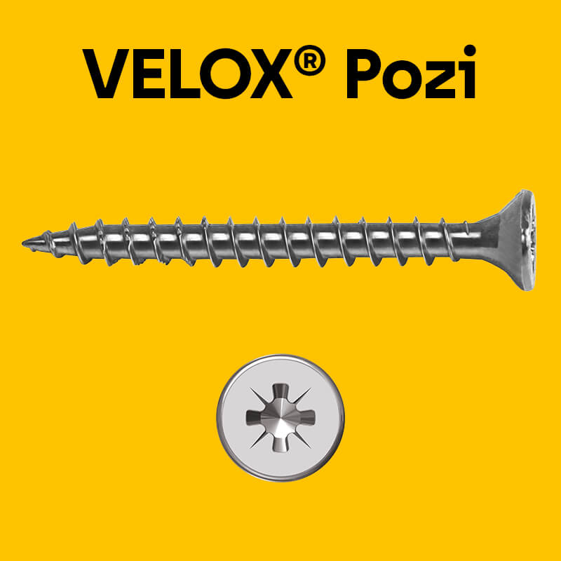 Spanplattenschraube VELOX Pozi Produktbild