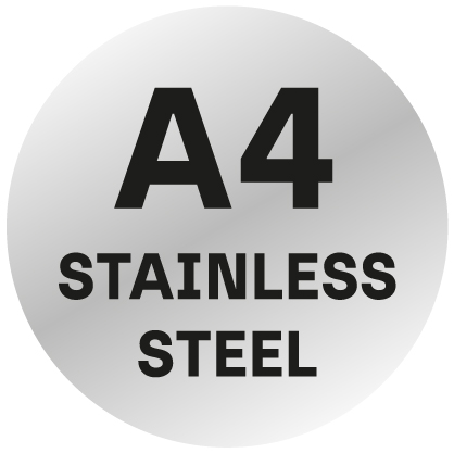 Verfügbar in galvanisch verzinkter und nichtrostender Stahl A4 Ausführung