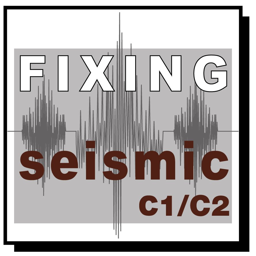 Befestigungselement auf seismische Widerstandswerte getestet. Logo C1 und C2 geprüft.