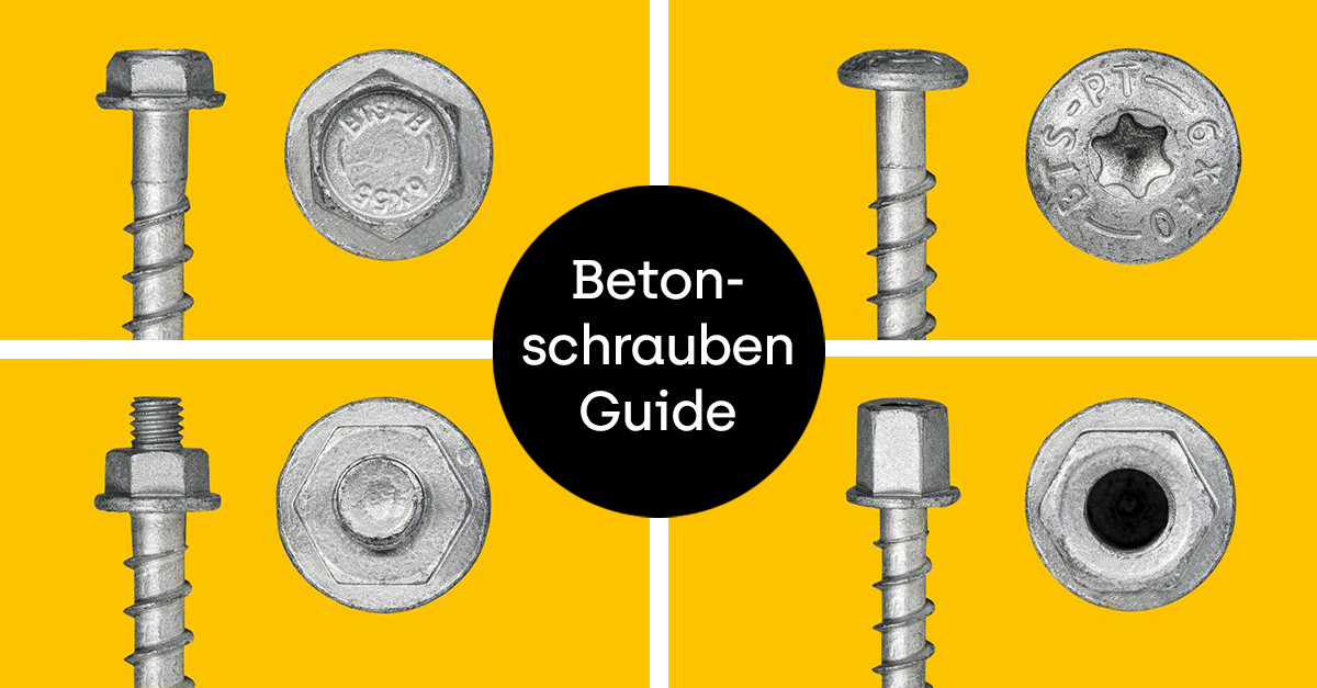 Der Betonschrauben-Guide